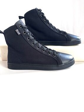 COMBAT FLIP FLOPS UNARMED FORCES MEN’S SHADOWBAN HIGH TOPS IN BLACK. NEW! Sz10